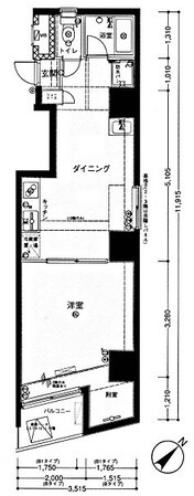 メインステージ入谷の物件間取画像